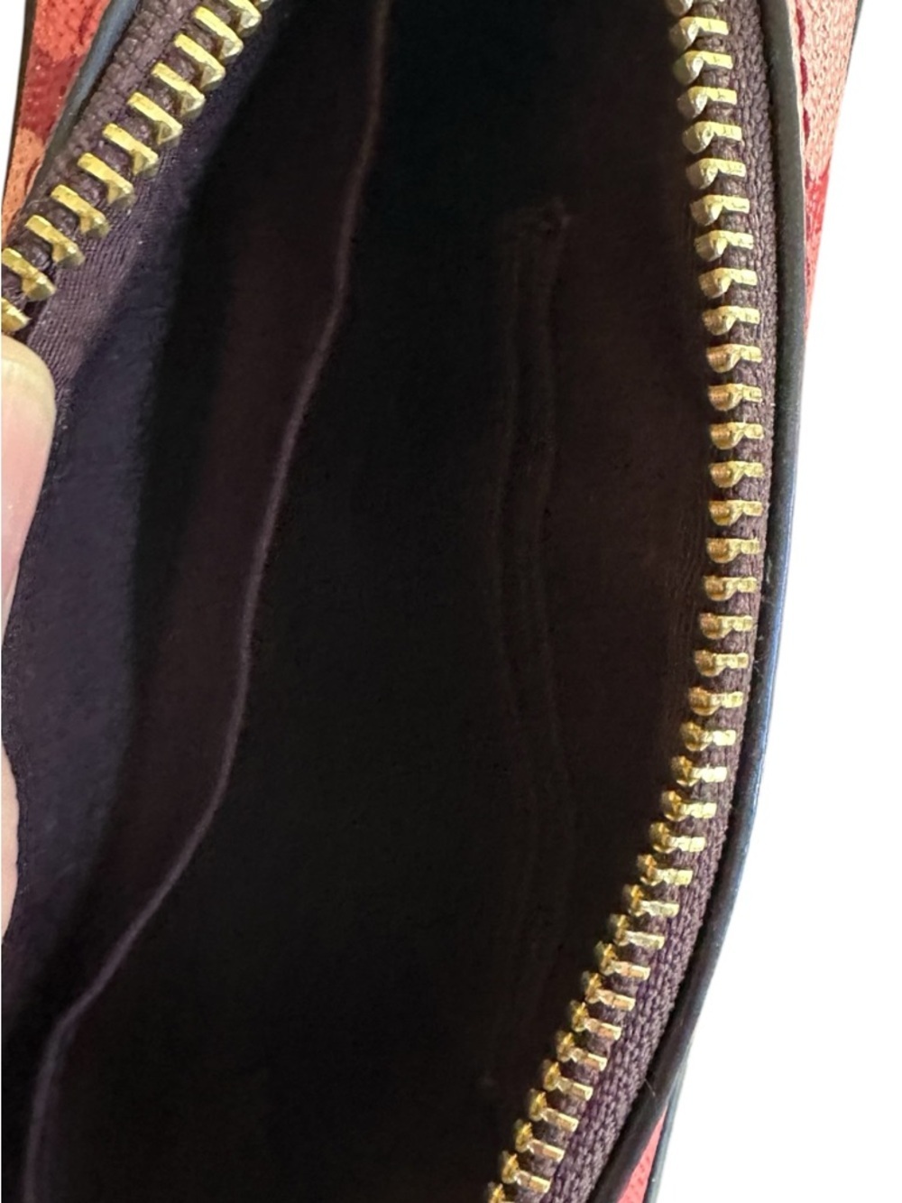 Coach Heart Print Crossbody Camera Bag Pink Red Valentine Style Gold Hardware - Picture 6 of 9
